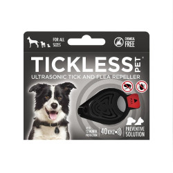 Tickless ultrasonic repousse tique+puce noir 1