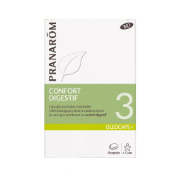 Pranarom Oleocaps+ Bio 3 Confort Digestif 30 capsules