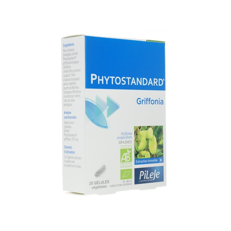 Pileje Phytostandard Griffonia Bio 20 Gélules