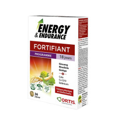 Ortis Energy & Endurance Fortifiant 36 comprimés