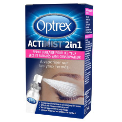 Optrex Actimist 2 en 1 Spray Oculaire Yeux Secs et Fatigués 10ml