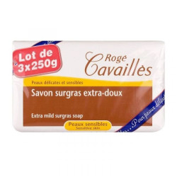 Rogé Cavaillès Savon Surgras Extra-Doux 3 x 250g