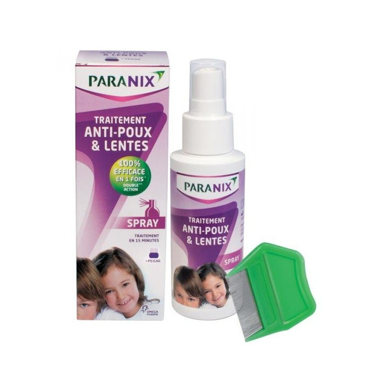 Paranix Spray anti-poux + peigne 100ml