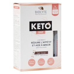 Biocyte Keto Bar Goût Chocolat 7 barres