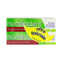 Homéodent Soin Gencives Sensibles Anis 2x75ml