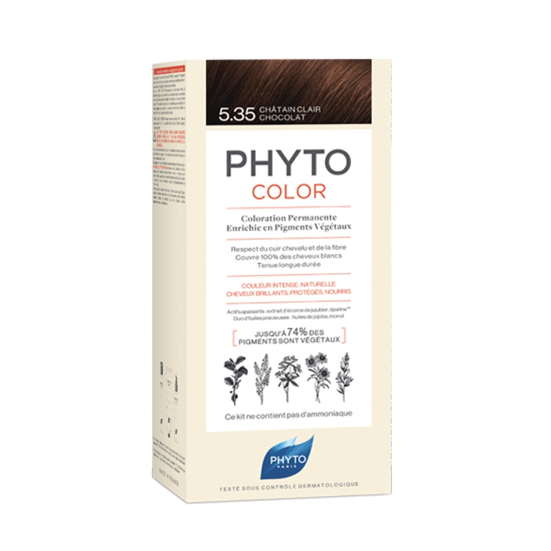 Phyto PhytoColor Coloration Permanente - Coloration : 5.35 Châtain Clair Chocolat