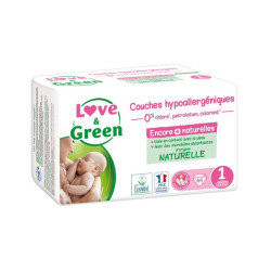 Love & Green Couches Hypoallergéniques Taille 1 44 pièces