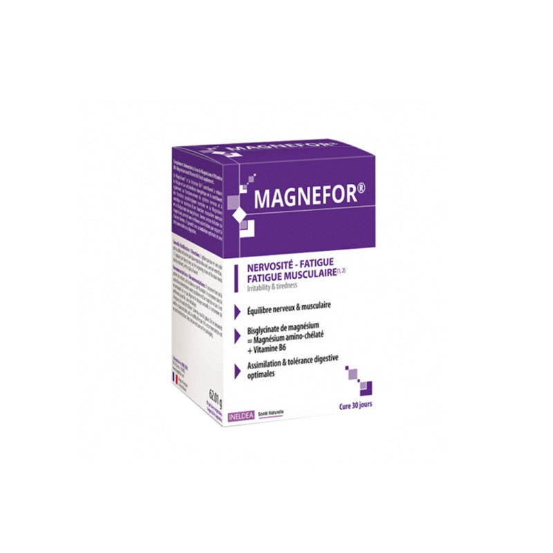 Ineldea Magnefor Nervosité Fatigue & Fatigue Musculaire 90 gélules végétales