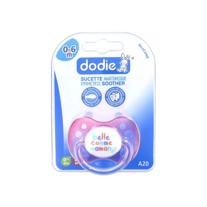Dodie Sucette Anatomique Silicone Belle Comme Maman 0-6 Mois