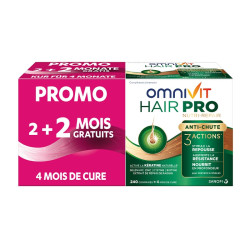 Omnivit Hair Pro Nutri Repair Offre Spéciale 2x120 comprimés