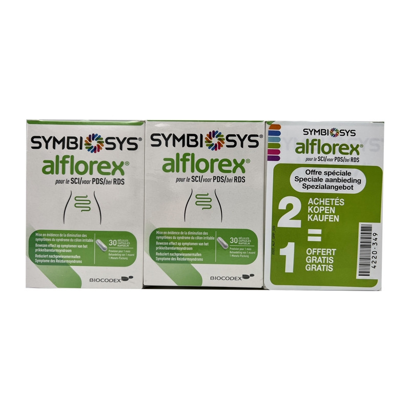 Symbiosys Alflorex 2x30 gélules + 1 Offert