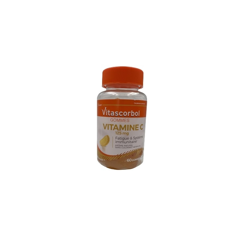 Vitascorbol Gommes Vitamine C 60 gommes