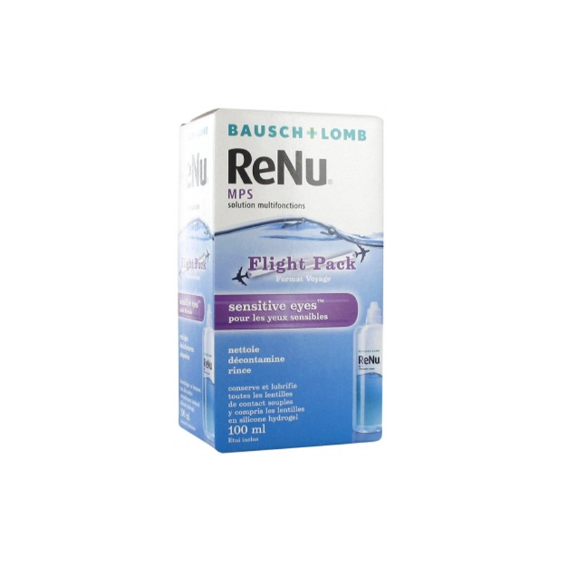 Bausch & Lomb ReNu MPS Solution Multifonctions Flight Pack 100ml