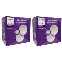 Philips Avent Ultra Confort Coussinets d'Allaitement Jetables 2 x 60 pièces