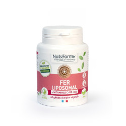 Nat & Form Fer Liposomal 60 gélules végétales