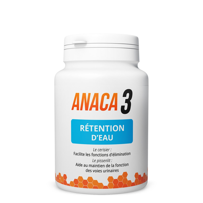 Anaca 3 Rétention D'Eau Elimination Urinaire x60 Gélules
