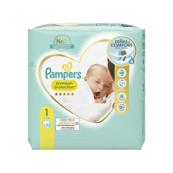 Pampers Premium Protection Taille 1 22 pièces