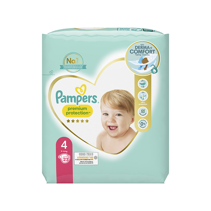 Pampers Premium Protection Taille 4 23 pièces