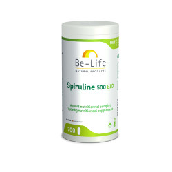 Be Life Spiruline 500 Bio 200 comprimés