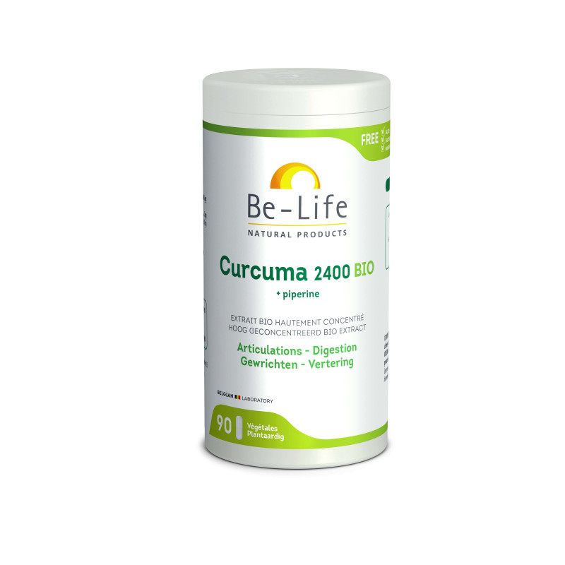 Be Life Curcuma 2400 + Pipérine BIO 90 gélules