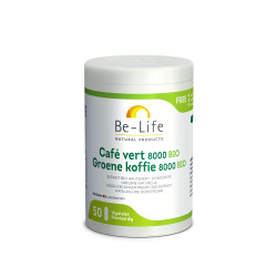 Be life Café Vert 8000 bio pot 50 gélules