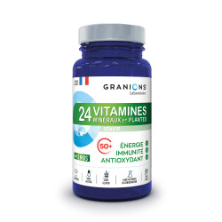 Granions 24 Vitamines Sénior Energie, Immunité & Antioxydant 90 comprimés