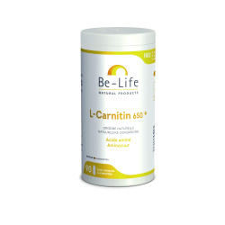 Be-Life L-Carnitin 650+ Acide Aminé Origine Naturelle 90 gélules