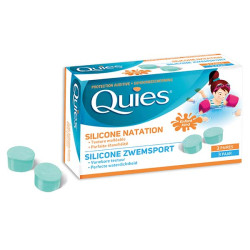 Quies protection auditive silicones natation (3 paires)