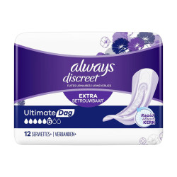 Always Discreet Extra Secure Ultimate Day 12 pièces