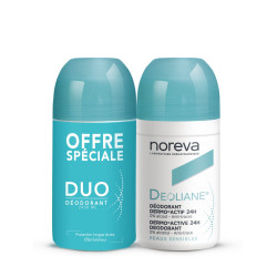 Noreva Deoliane Déodorant Roll-On Dermo-Actif 24H 2x50ml