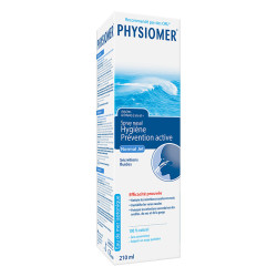 Physiomer Spray Nasal Hygiène Prévention Active Normal Jet 210ml