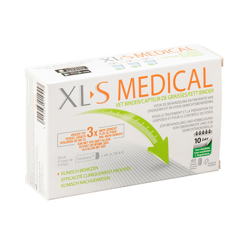 XLS Medical Capteur de Graisses 60 comprimés