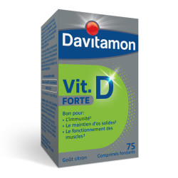Davitamon Vitamine D Forte Goût Citron 75 comprimés fondants