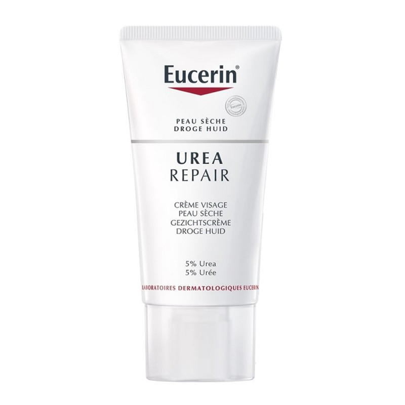 Eucerin Urea Repair Crème visage 5 % urée peau sèche tube 50ml