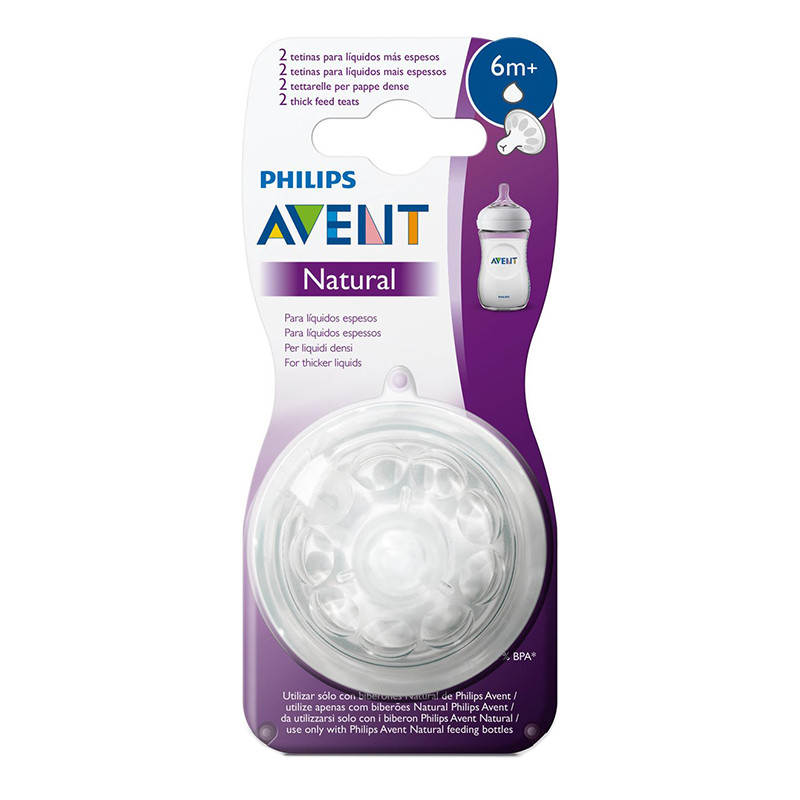 Philips Avent Natural 2 Tétines 6m+