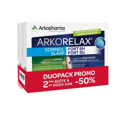 Arkopharma Arkorelax Sommeil Fort 8h Duo Pack 2x30 comprimés