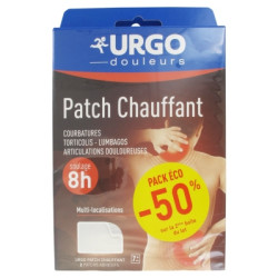 Urgo Patch Chauffant Décontractant 8H 2 patchs adhésifs