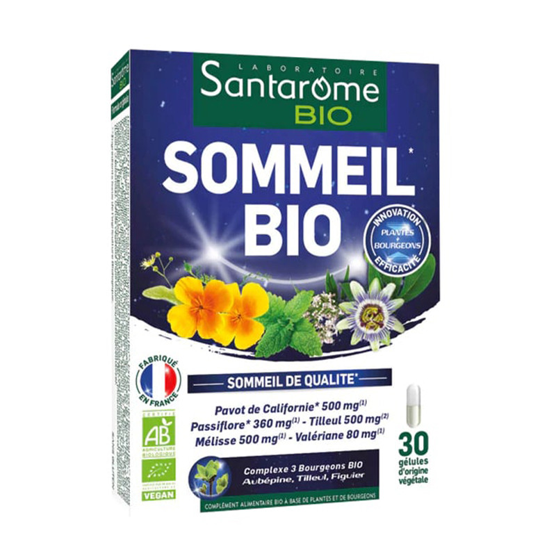 Santarome Sommeil Bio 30 gélules