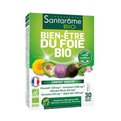 Santarome Bien-être du Foie Confort Digestif Bio 30 gélules