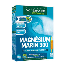 Santarome Bio Magnésium Marin 300 - 20 ampoules de 10ml