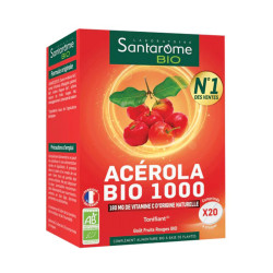 Santarome Bio Acérola Bio 1000 comprimés à croquer 2 x 10