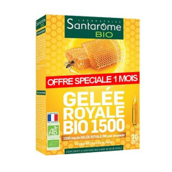 Santarome Gelée Royale Bio 1500mg 30 ampoules