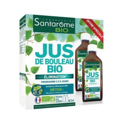 Santarome Lot de Jus de Bouleau Bio 2x200ml