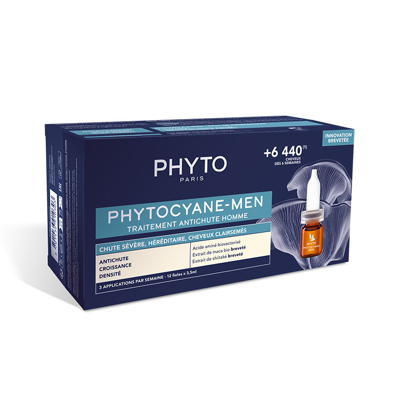 Phyto Phytocyane-Men Traitement Antichute Homme 12x3,5ml