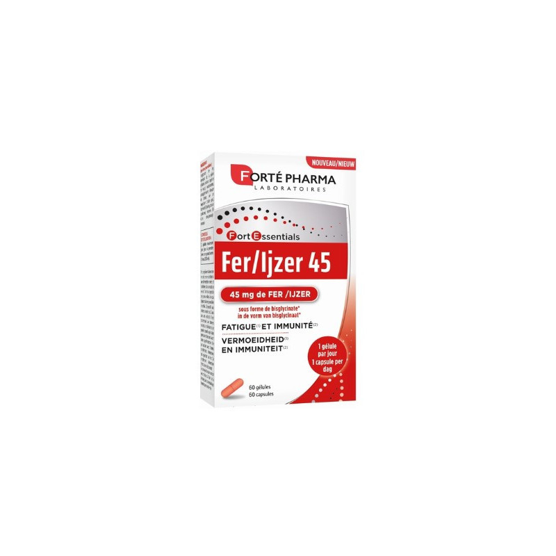 Forte Pharma Fer 45 60 gélules