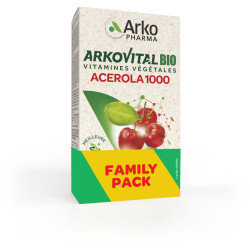 Arkopharma Arkovital Acerola 1000 bio 60 comprimés FamilyPack