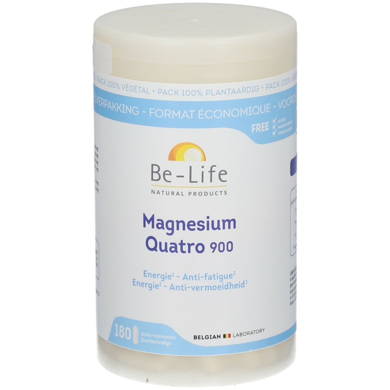 Be-Life Magnesium Quatro 900 180 gélules