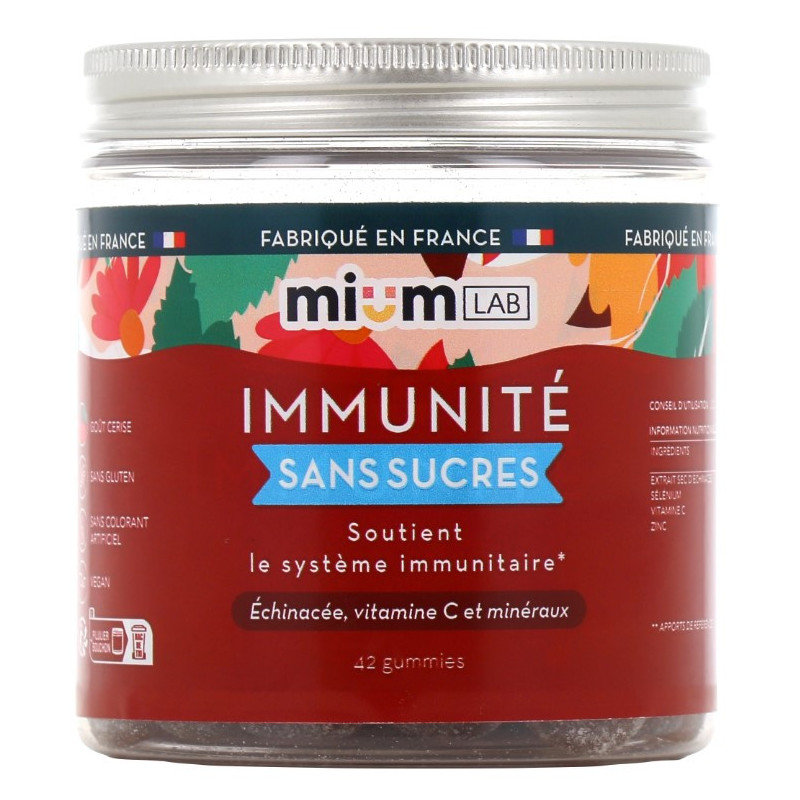Mium Lab Gummies Immunité Sans sucres