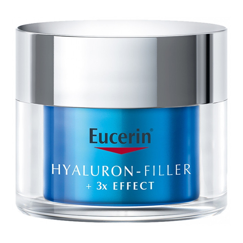 Eucerin Hyaluron Filler +3x Effect Soin de Nuit Booster d'Hydratation 50ml