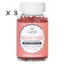 Lashilé Pack Good Hair Vitamines Boost Cheveux Sublimes 60x3 gommes